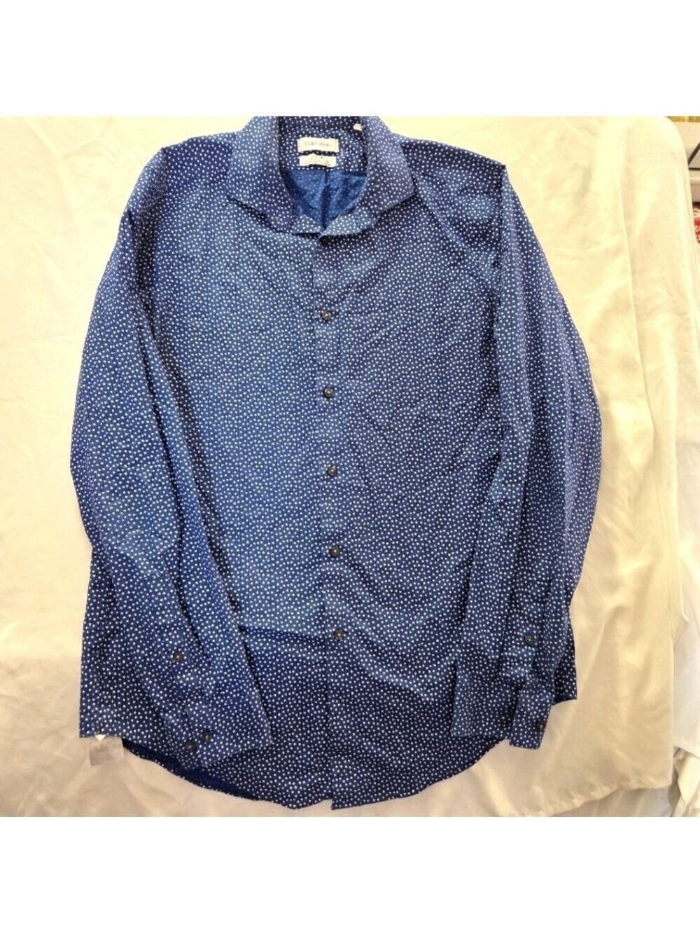 Calvin Klein Steel Slim Fit Medium Non Iron Dress Shirt